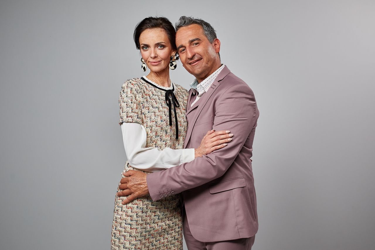 Michał Koterski i Marcela Leszczak zobaczyli, jak będą wyglądać za 50 lat (ZDJĘC