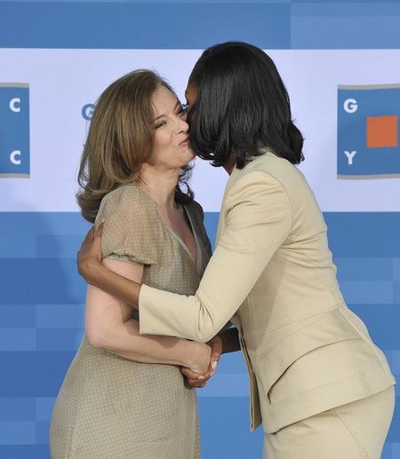 Obama udzielała rad Pierwszej Damie Francji (FOTO)