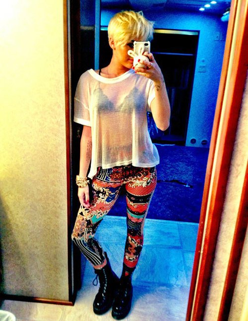 Miley Cyrus w nowej stylizacji (FOTO)