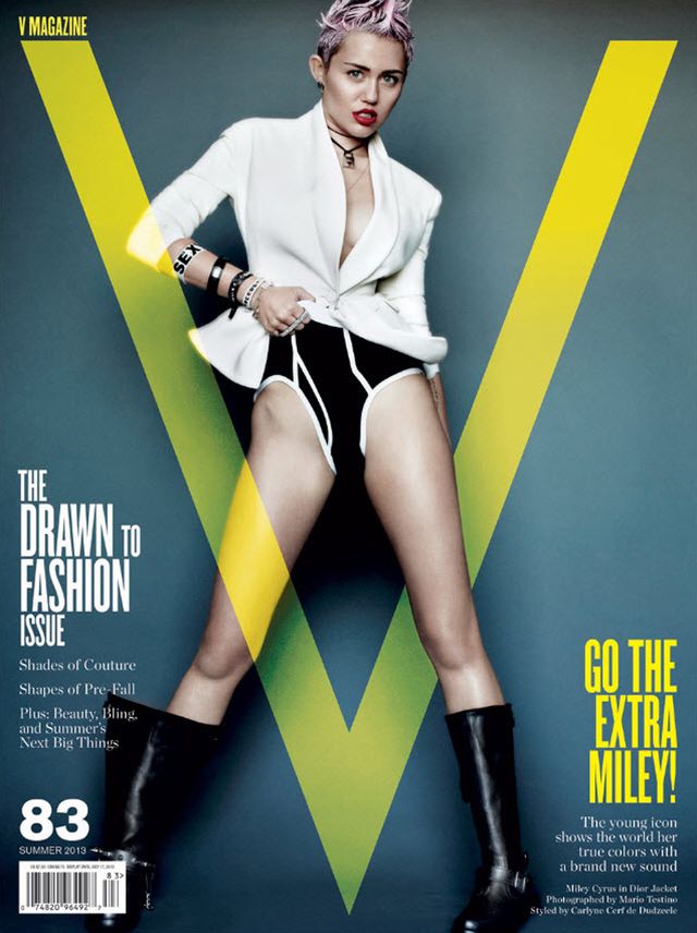Ostra Miley Cyrus na trzech okładkach V Magazine (FOTO) Ostra Miley Cyrus na trzech okładkach V Magazine (FOTO)