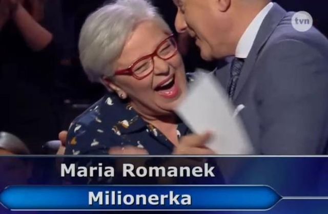 Emerytowana polonistka wygrała MILION w Milionerach!