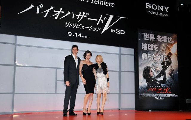 Milla Jovovich na premierze w Tokio (FOTO)