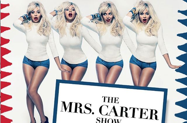 Blond Beyonce promuje swoją trasę koncertową