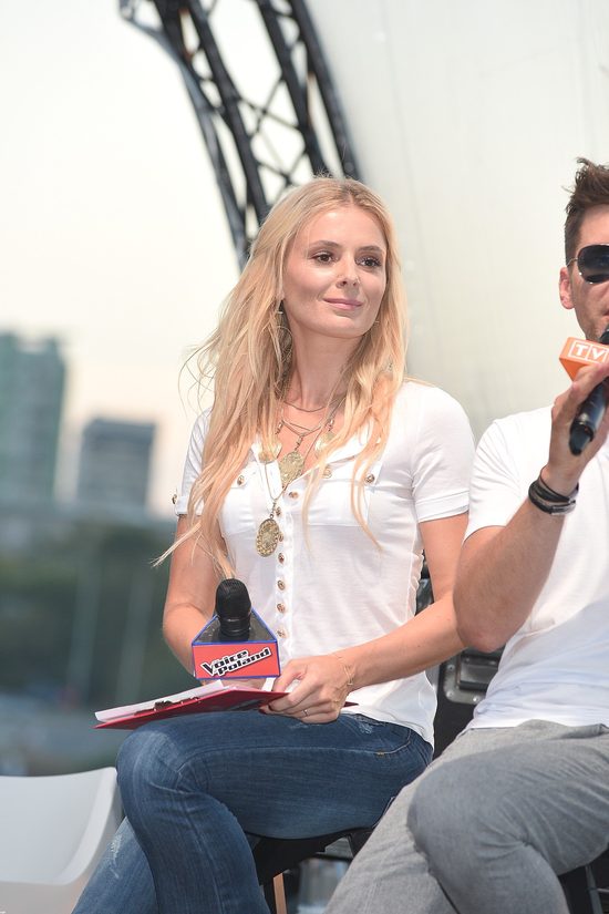 Górniak, Sadowska, Młynkova na konferencji The Voice (FOTO)