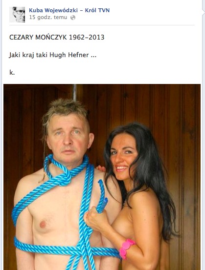 Internauci kpią z publikacji o śmierci Mończyka Internauci kpią z publikacji o śmierci Mończyka