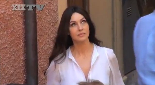 Monica Bellucci na planie reklamy Cisowianki Perlage [VIDEO]