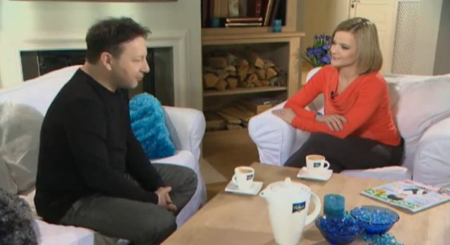 Zamachowski na kanapie u Moniki Richardson  (VIDEO)