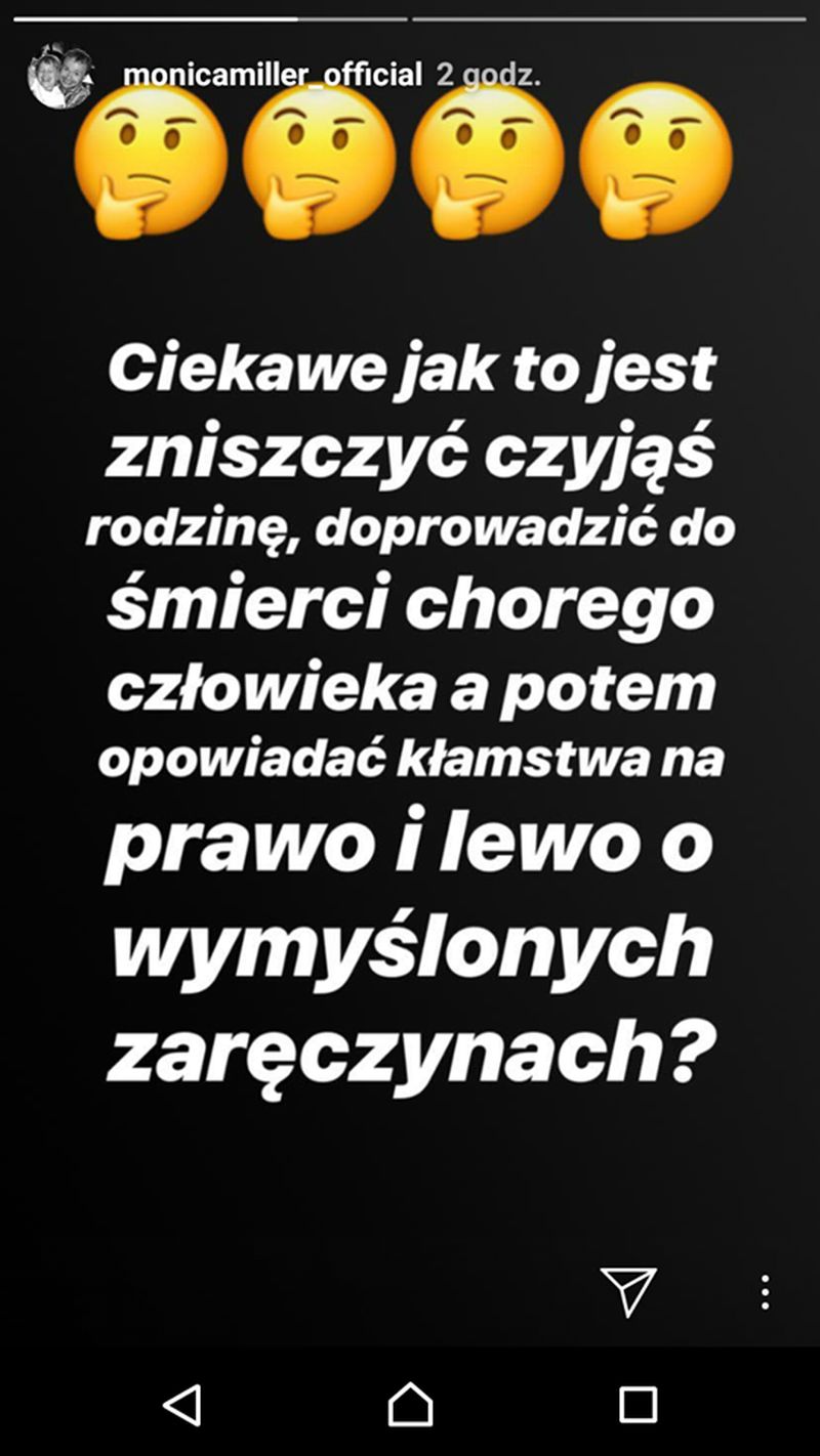 Monika Miller o partnerce zmarłego ojca: Jak to jest ZNISZCZYĆ czyjąś rodzinę...