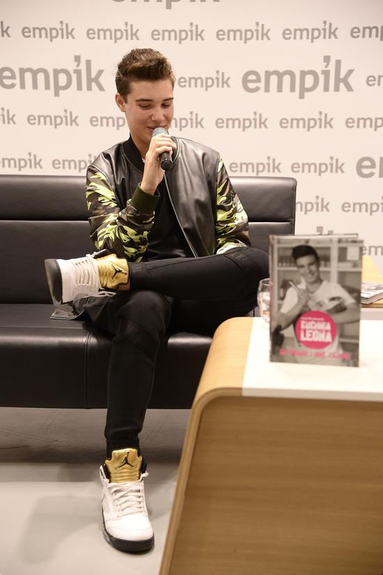 Syn Justyny Steczkowskiej, Leon Myszkowski, promuje swoją książkę