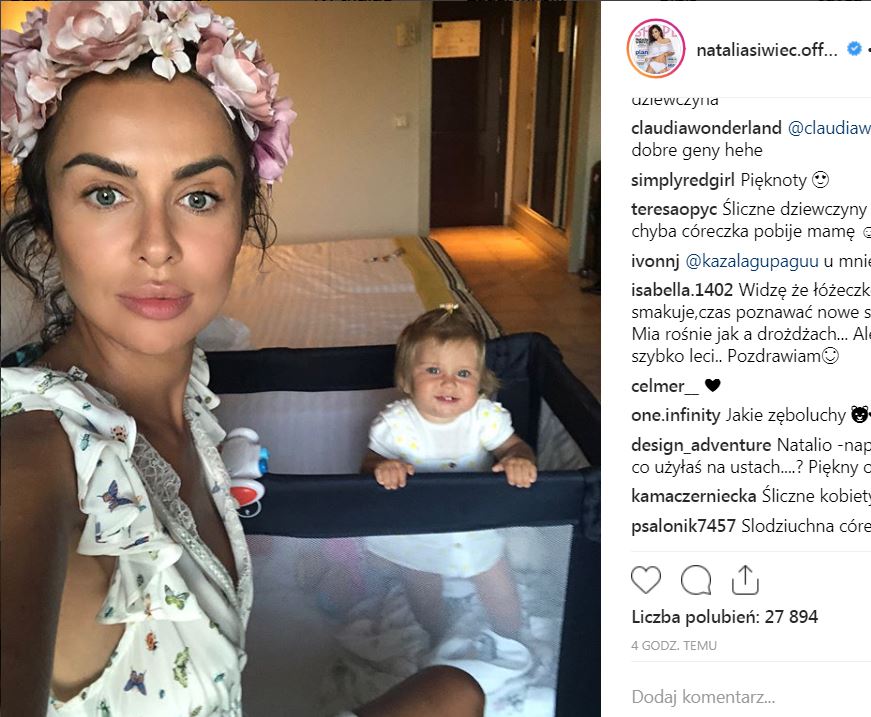 Rozczulająca mina córeczki Natalii Siwiec na zdjęciu podbija Internet! 