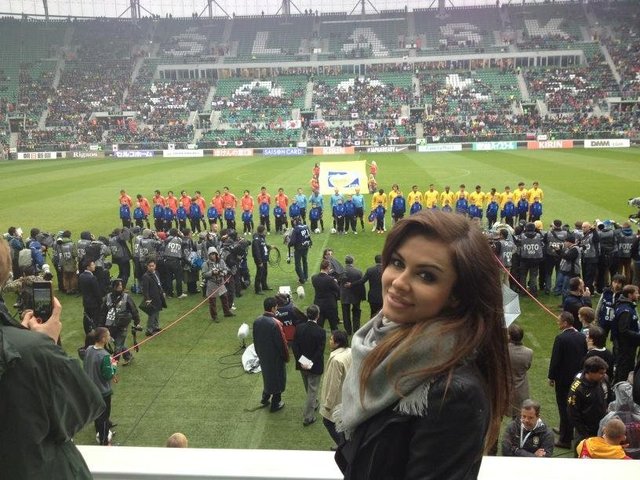 Natalia Siwiec znów na stadionie (FOTO)