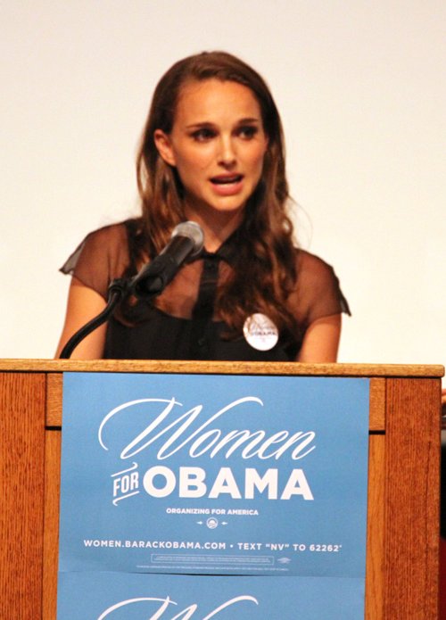 Natalie Portman wspiera kampanię Obamy (FOTO) Natalie Portman wspiera kampanię Obamy (FOTO)
