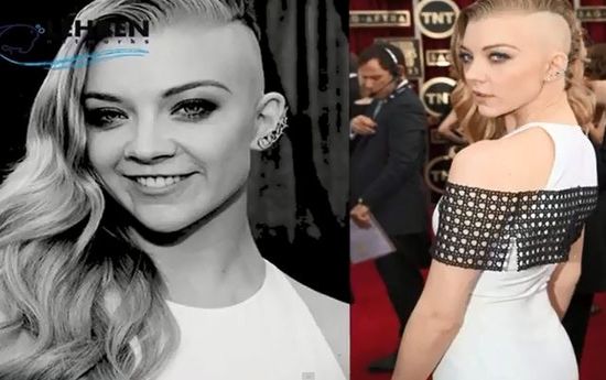 Natalie Dormer miała dobry powód, by ogolić pół głowy?