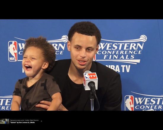 Córka Stephena Curry, gwiazdy NBA, skradła tacie wywiad