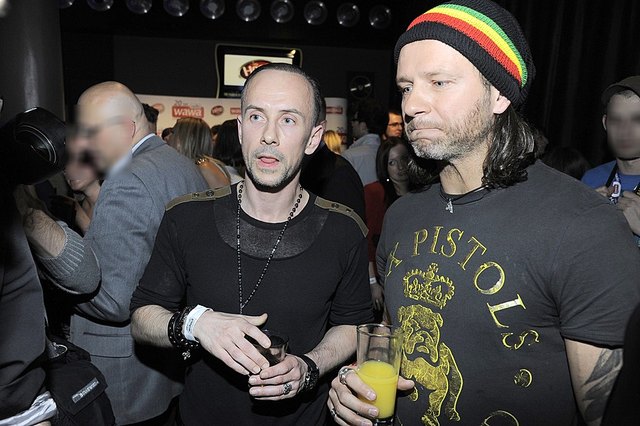 Dwaj byli faceci Dody na jednej imprezie (FOTO)