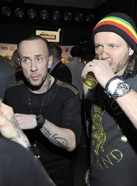 Dwaj byli faceci Dody na jednej imprezie (FOTO)