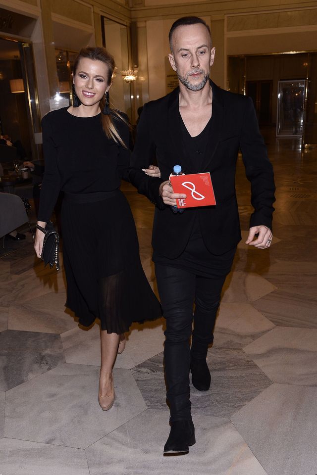 Nergal z piękną blondynką na gali Paszporty Polityki (FOTO)