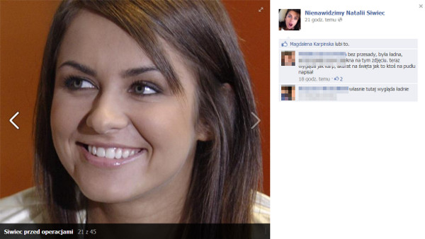 Natalia Siwiec ma swój antyfanklub 