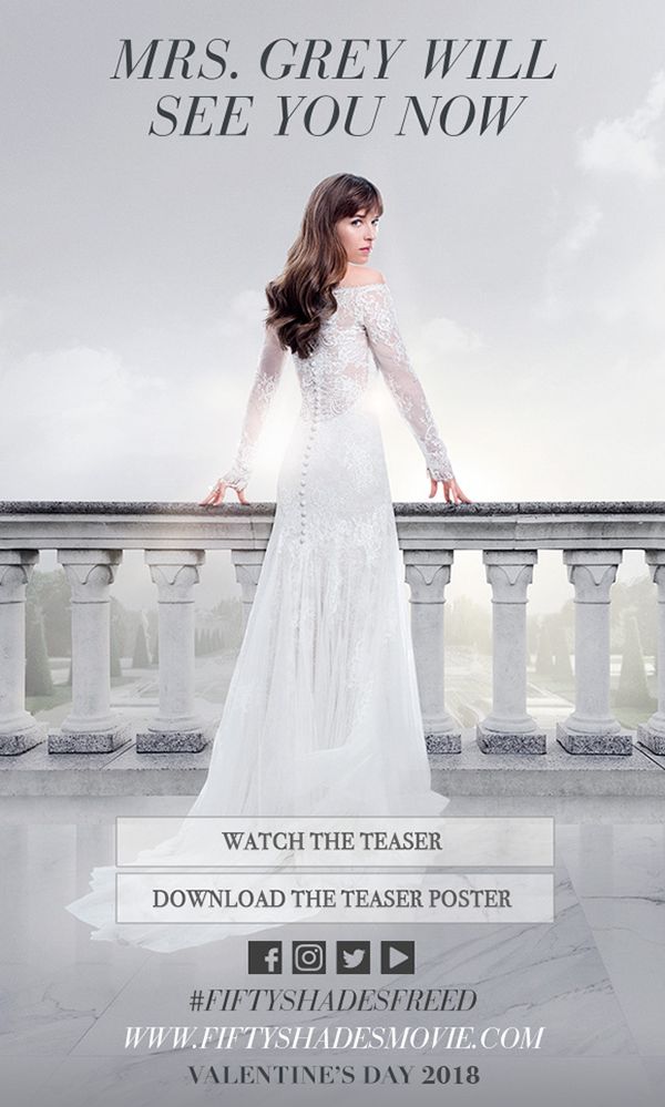 Najświeższy plakat Nowego Oblicza Greya pokazuje jeszcze więcej sukni Any!