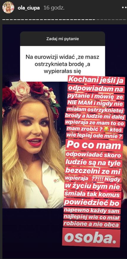 Ciupa odpowiedziała, czy obstrzykiwała BRODĘ i jak się zabezpiecza przez CIĄŻĄ