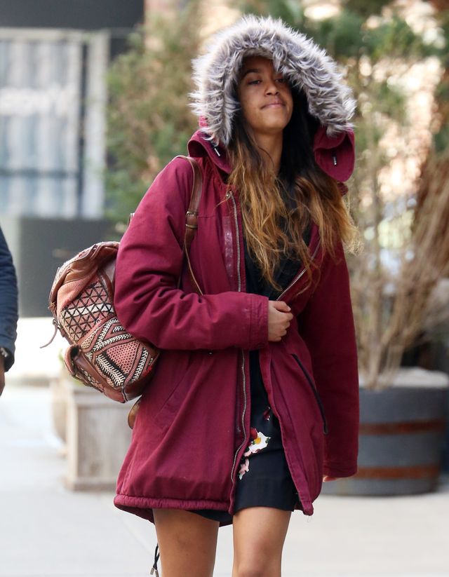 Malia Obama pokazała nogi (ZDJĘCIA)