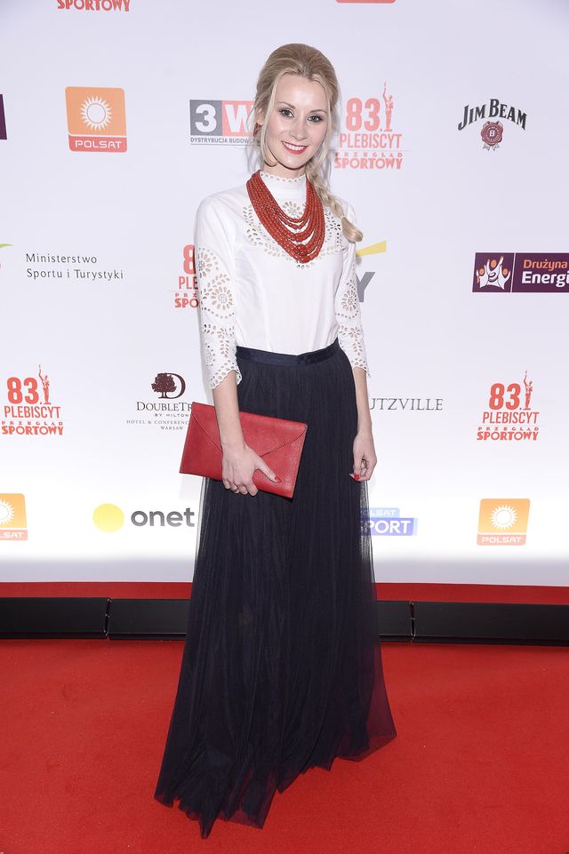 Żona Kamila Stocha, Ewa Bilan-Stoch, w nietypowej kreacji na Gali Mistrzów Sport