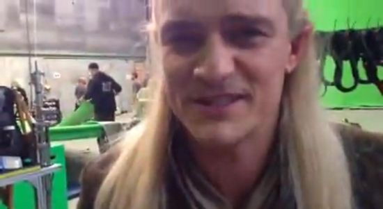 Hit YouTube! Orlando Bloom żegna się z Hobbitem (VIDEO)