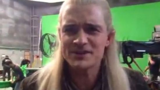 Hit YouTube! Orlando Bloom żegna się z Hobbitem (VIDEO)
