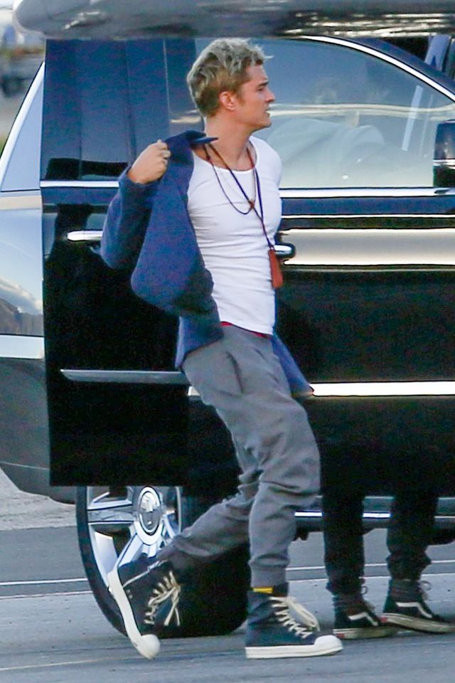 Orlando Bloom jak surfer - zmienił kolor włosów (FOTO)