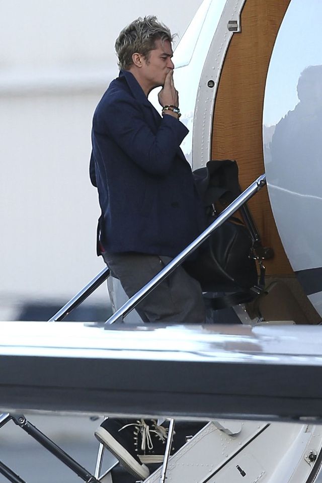 Orlando Bloom jak surfer - zmienił kolor włosów (FOTO)