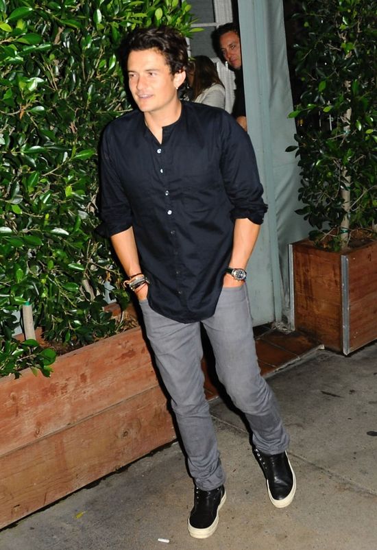 Nie zgadniecie, z kim przyłapano Orlando Blooma (FOTO)