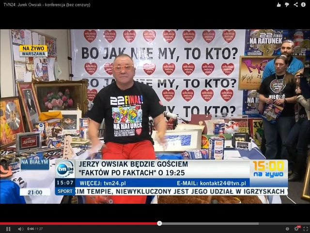 Jurek Owsiak: Mieszkam w bloku, płacę ZUS, a mój OFE jest...