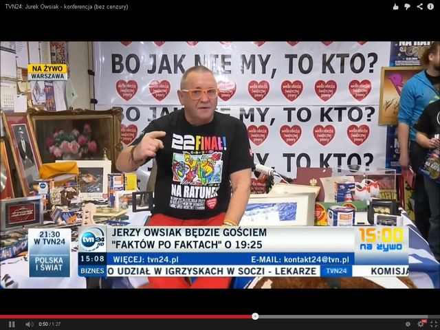 Jurek Owsiak: Mieszkam w bloku, płacę ZUS, a mój OFE jest...