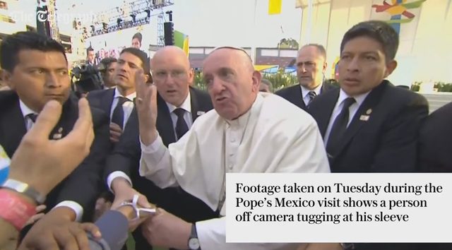 Papież Franciszek wpadł w złość