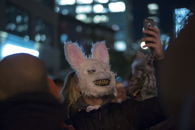 Halloweenowa parada w Nowym Jorku mimo ataku terrorystycznego (ZDJĘCIA)