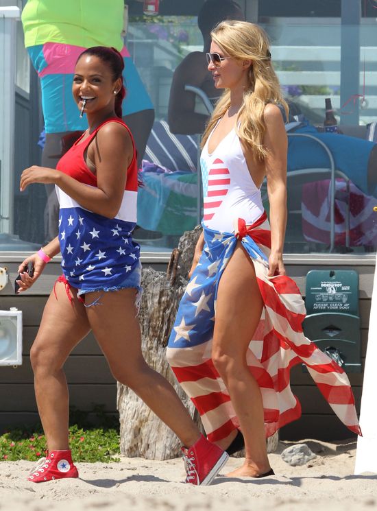 Paris Hilton i Christina Milian świętują razem... (FOTO)