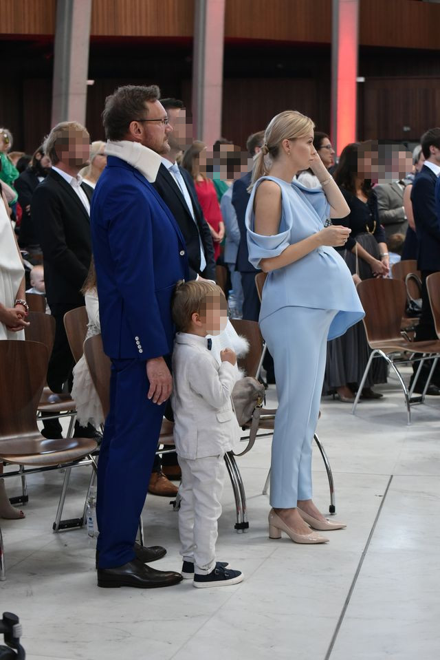 Edyta i Cezary Pazura na komunii swojej najstarszej córki (EKSKLUZYWNE ZDJĘCIA)