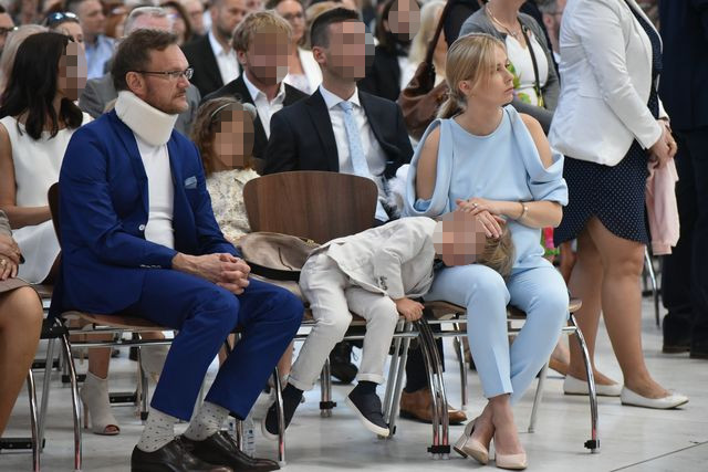 Edyta i Cezary Pazura na komunii swojej najstarszej córki (EKSKLUZYWNE ZDJĘCIA)