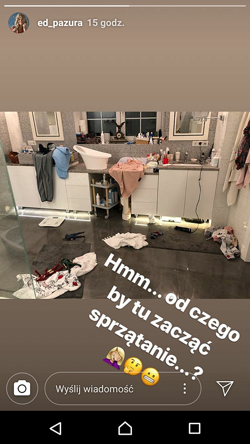 Edyta Pazura pokazuje OKROPNY bałagan w domu