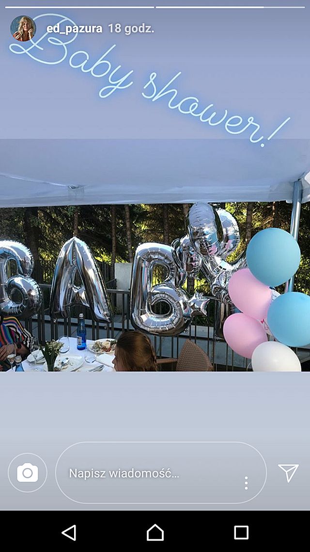 Edyta Pazura urządziła BABY SHOWER. Zdradziła PŁEĆ dziecka? (Instagram)
