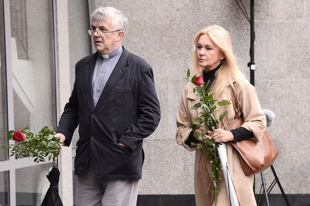 Pogrzeb Grzegorza Miecugowa. Żegnają go m.in. Rusin, Lis, Durczok (ZDJĘCIA)