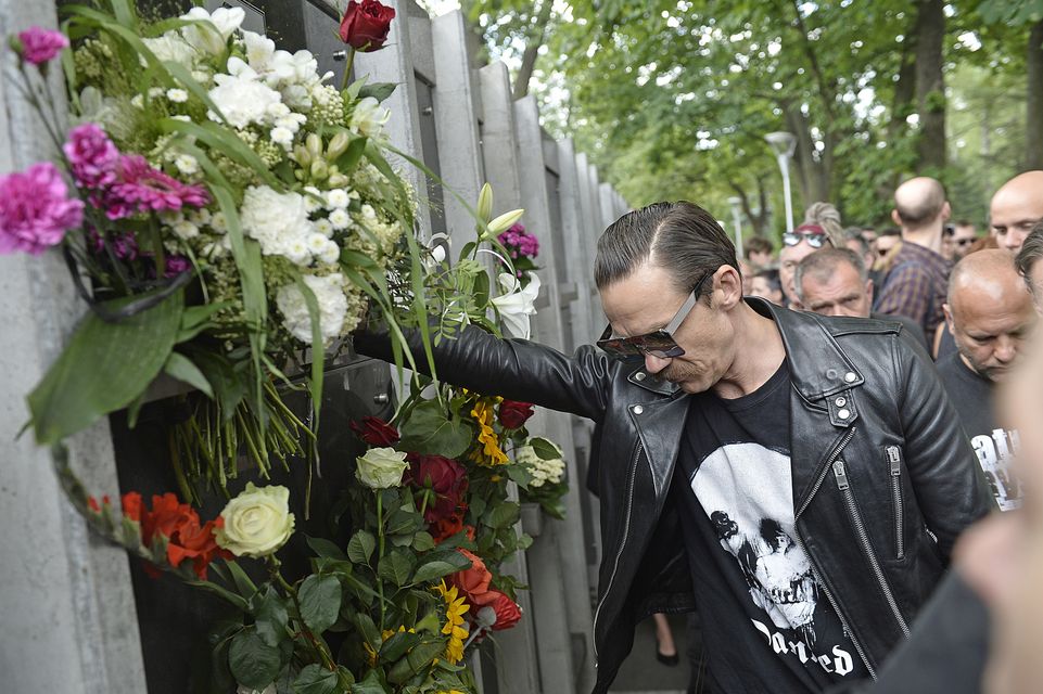 Przyjaciele pożegnali Roberta Brylewskiego (ZDJĘCIA)