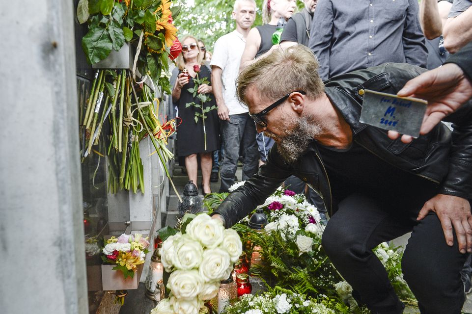 Przyjaciele pożegnali Roberta Brylewskiego (ZDJĘCIA)