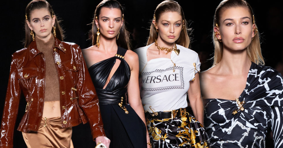 Baldwin, Hadid, Gerber na pokazie VERSACE w Nowym Jorku (ZDJĘCIA) Baldwin, Hadid, Gerber na pokazie VERSACE w Nowym Jorku (ZDJĘCIA)