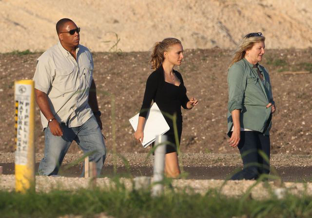 Natali Portman lśni na planie filmowym