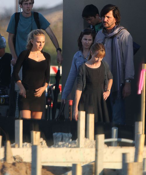 Natali Portman lśni na planie filmowym