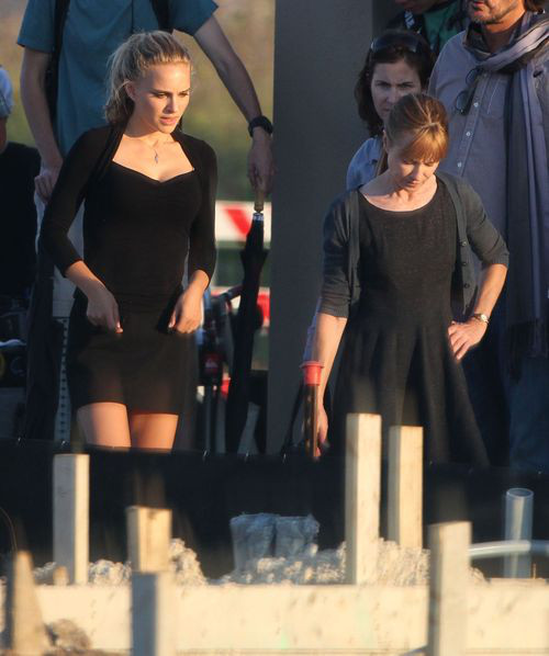 Natali Portman lśni na planie filmowym