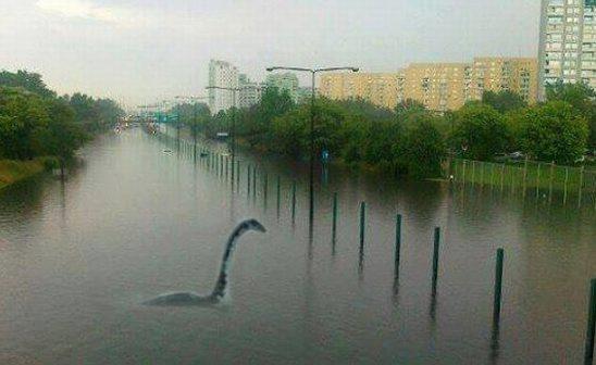 Internauci nabijają się nawet z powodzi (FOTO)