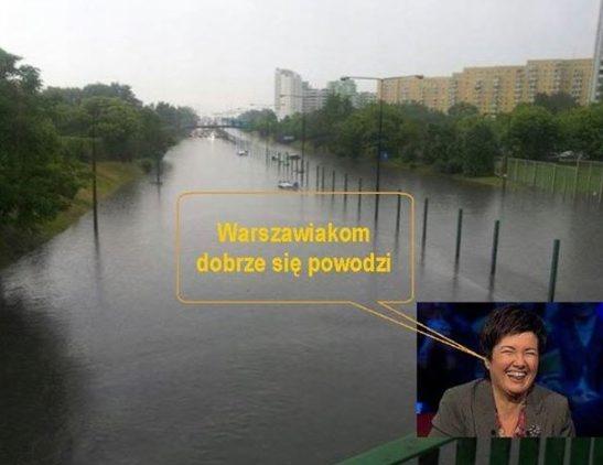 Internauci nabijają się nawet z powodzi (FOTO)