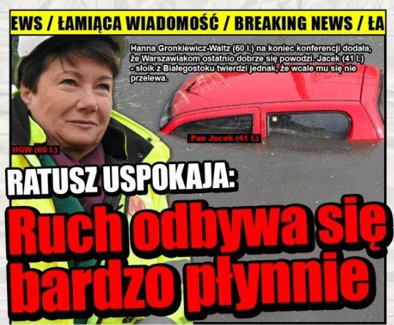 Internauci nabijają się nawet z powodzi (FOTO)